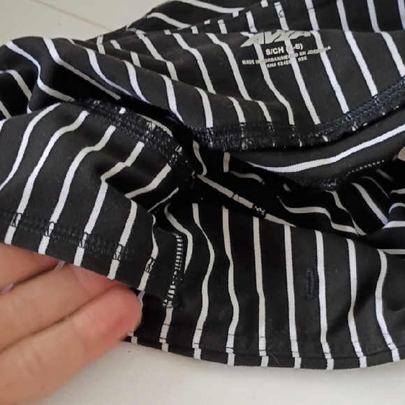 Avia Stripe Contender Tight Striped Leggings Women's Size Small Athletic Workout - Picture 8 of 9